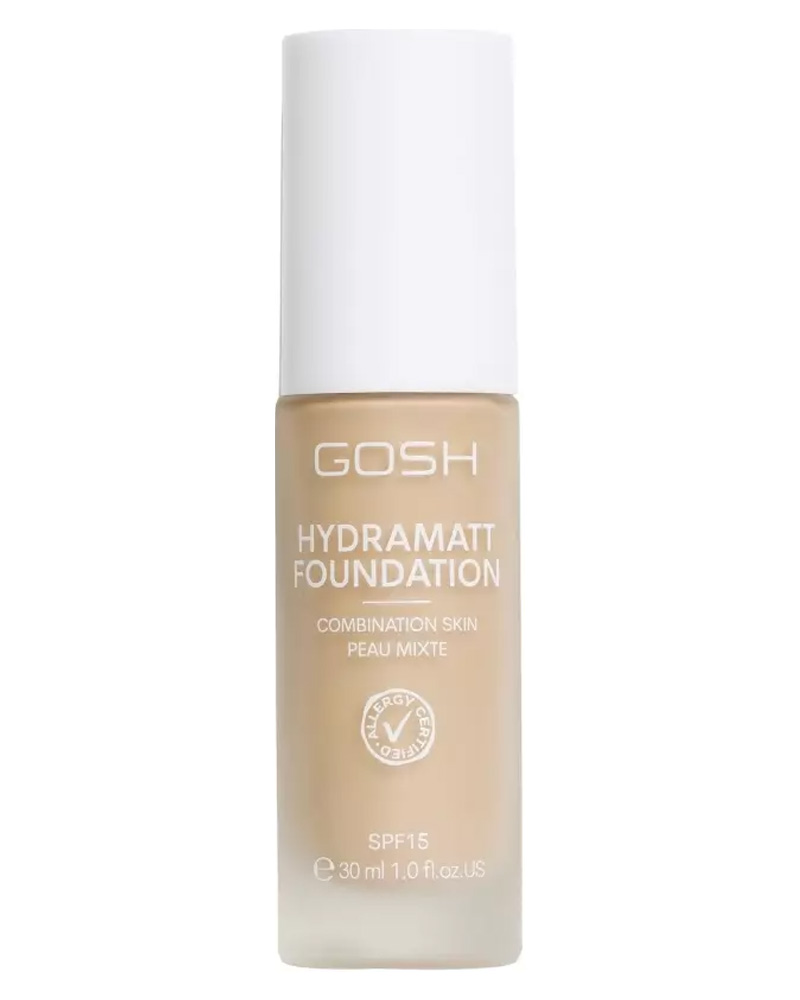 Gosh Hydramatt Foundation 004Y Light 30 ML Health & Beauty Personal Care Cosmetics Makeup Face Foundations Concealers Beautycos