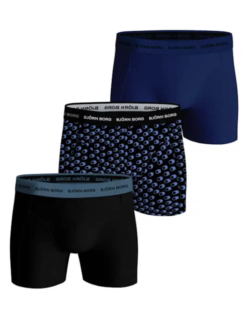 Björn Borg 3-pack Cotton Stretch Shorts Str. S   3 stk.