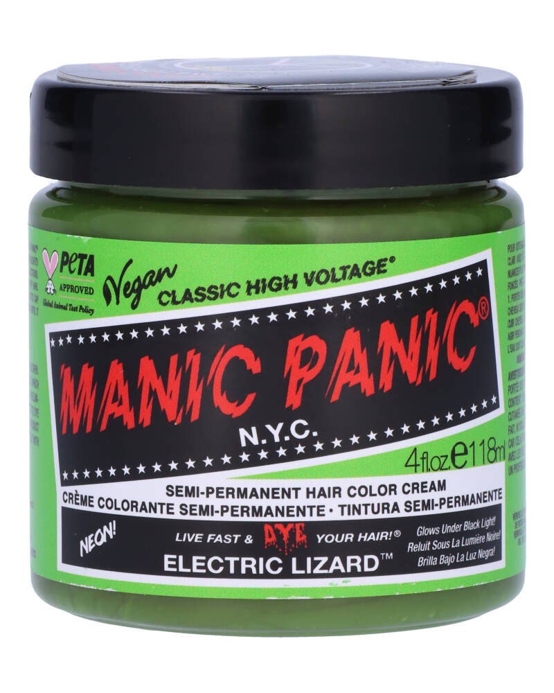 Manic Panic Semi-Permanent Color Cream Electric Lizard 118 ML Health & Beauty Personal Care Hair Beautycos