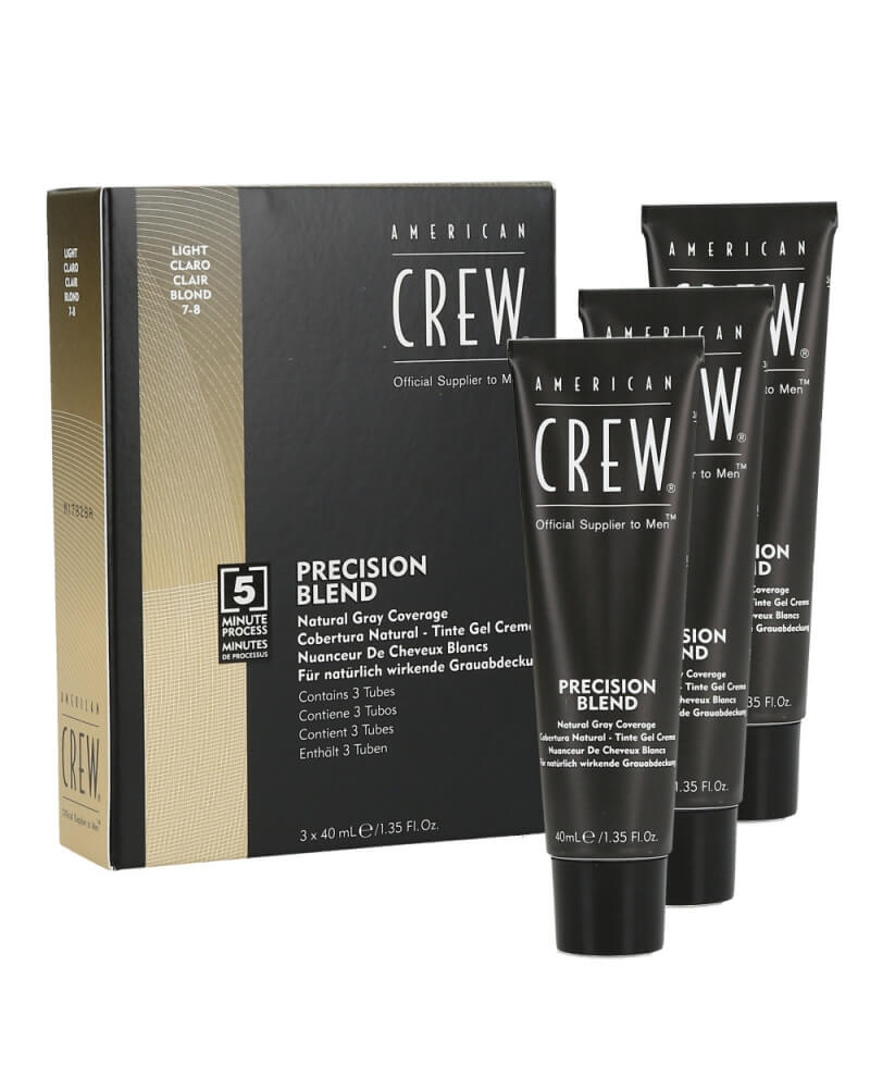 American Crew Precision Blend - Light 7-8 3X40Ml 40 ML 3 Stk Health & Beauty Personal Care Hair Color Beautycos