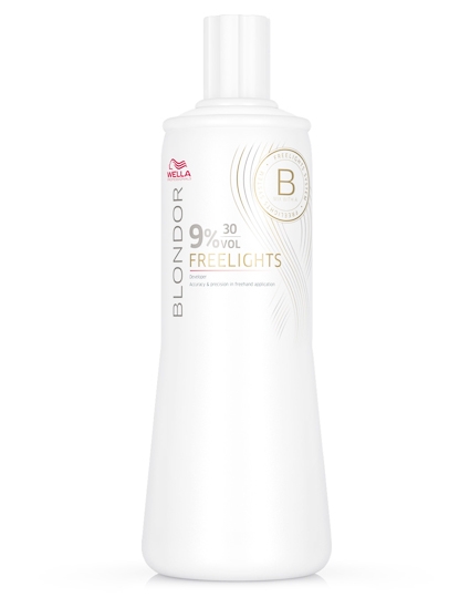 Wella Blondor Freelights Oxydant 9% 30Vol 1000 ML Health & Beauty Personal Care Hair Coloring Accessories Beautycos
