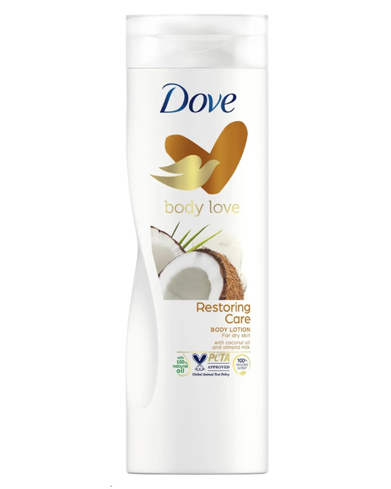 Dove Restoring Care Body Lotion 400 ML Health & Beauty Personal Cosmetics Skin Moisturizer Beautycos