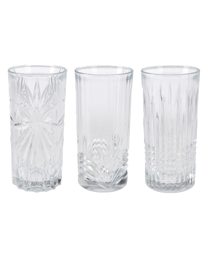 Excellent Houseware 3 stk Drikkeglas   3 stk.