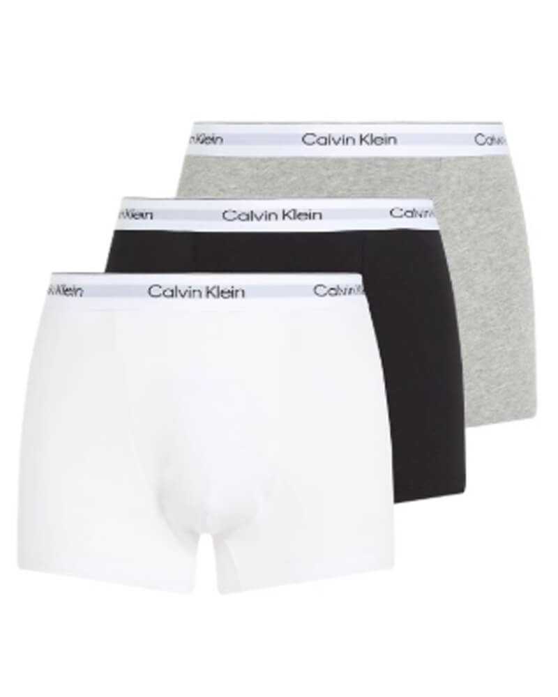Calvin Klein Relaxed Fit Cotton Trunks Str XL 3 Stk Apparel & Accessories Clothing Underwear Socks Beautycos