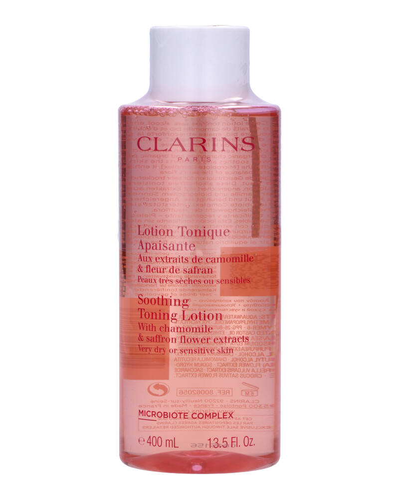 Clarins Soothing Toning Lotion 400 ML Health & Beauty Personal Care Cosmetics Skin Beautycos