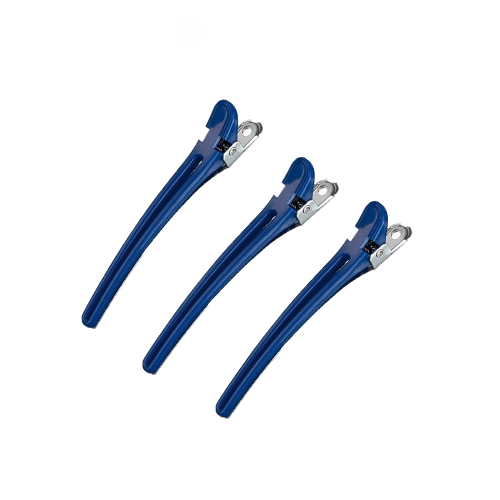 Comair Hårklemmer Krokodillenæb Blå 3150052 10 Stk Apparel & Accessories Clothing Hair Pins Claws Clips Beautycos