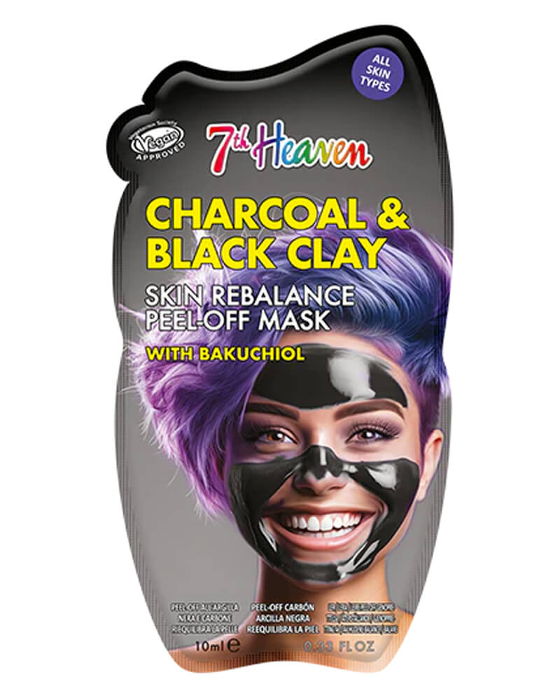 7Th Heaven Charcoal Black Clay Skin Rebalance Peel-Off Mask 15 G Health & Beauty Personal Care Cosmetics Masks Peels Beautycos
