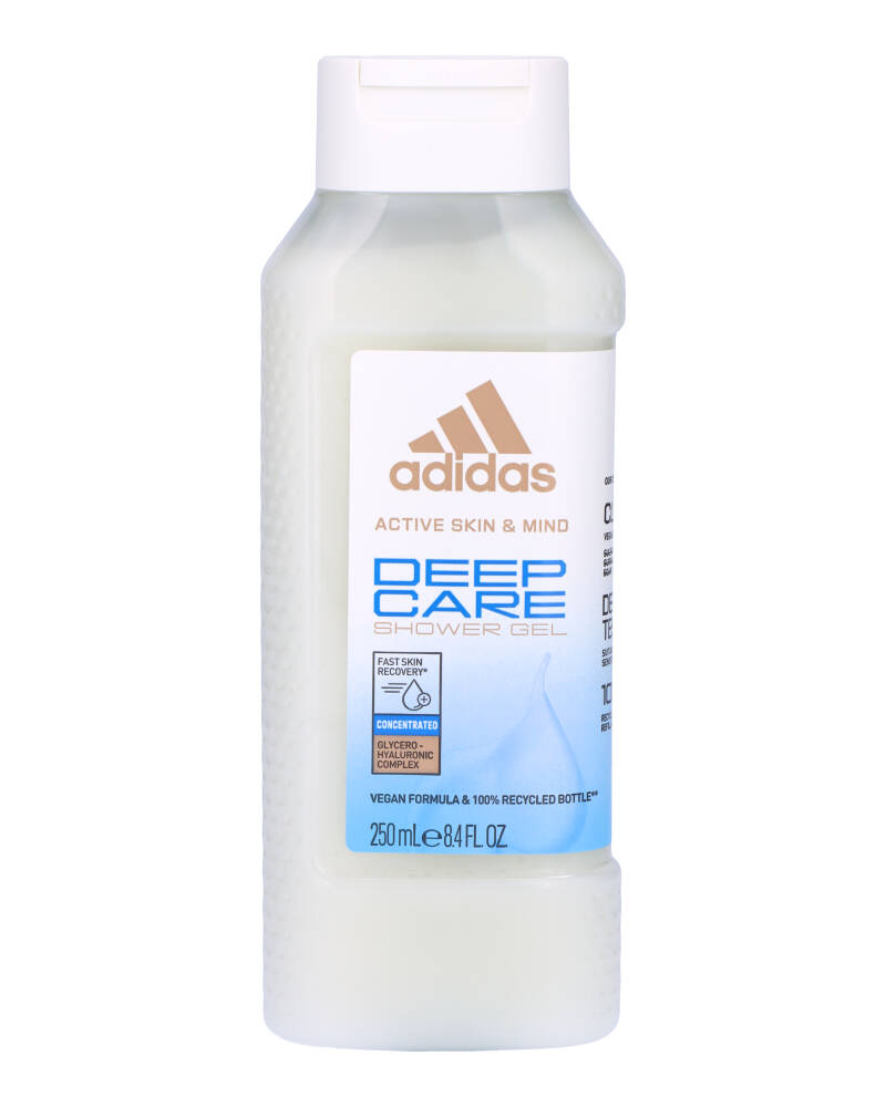Adidas Deep Care Shower Gel 250 ML Health & Beauty Personal Cosmetics Bath Body Wash Beautycos