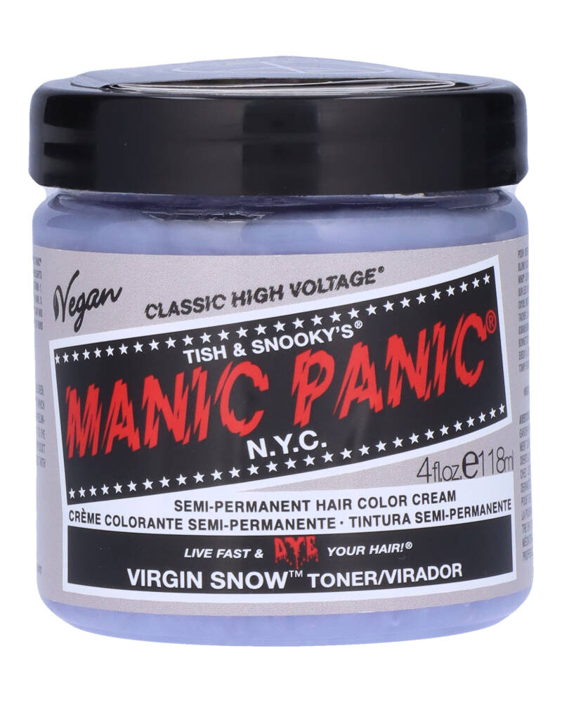 Manic Panic Semi-Permanent Color Cream Virgin Snow Toner Virador 118 ML Health & Beauty Personal Care Hair Beautycos