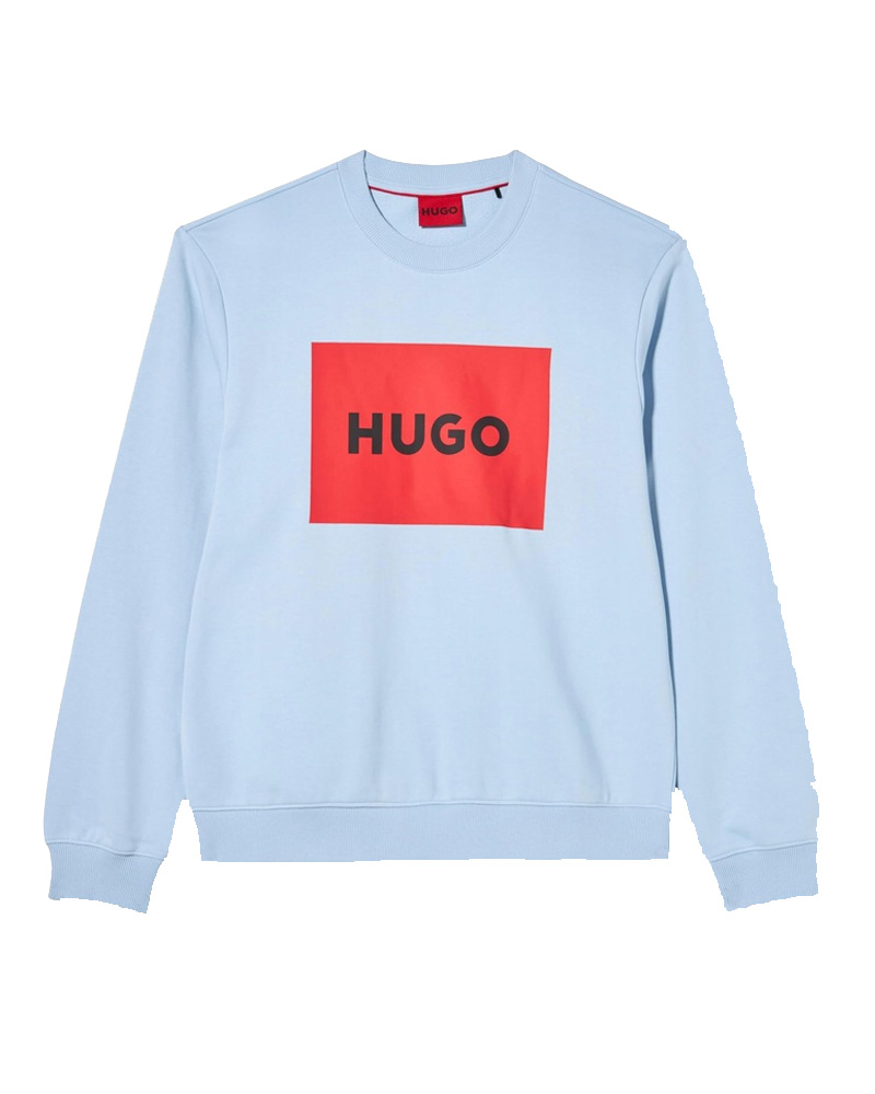 Hugo Boss Duragol222 Sweatshirt Lyseblå Str M Apparel & Accessories Clothing Shirts Tops Beautycos