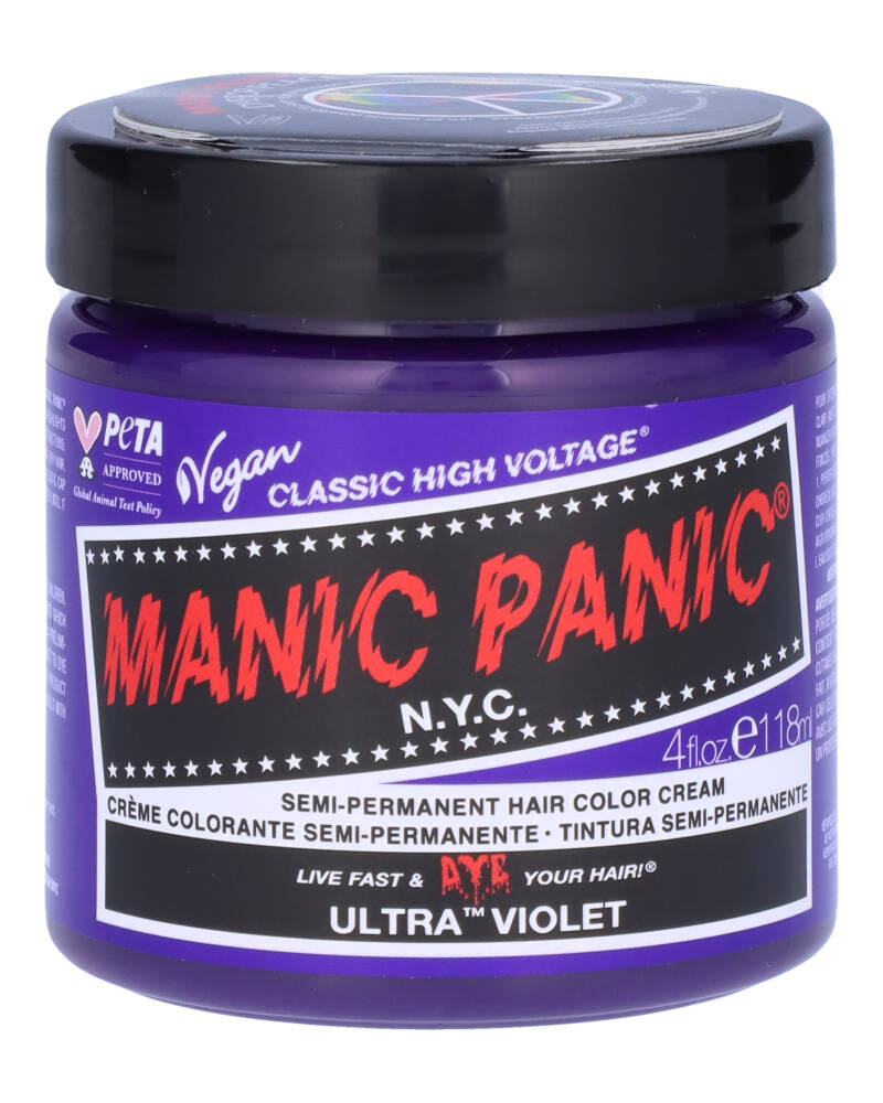 Manic Panic Semi-Permanent Color Cream Ultra Violet 118 ML Health & Beauty Personal Care Hair Beautycos