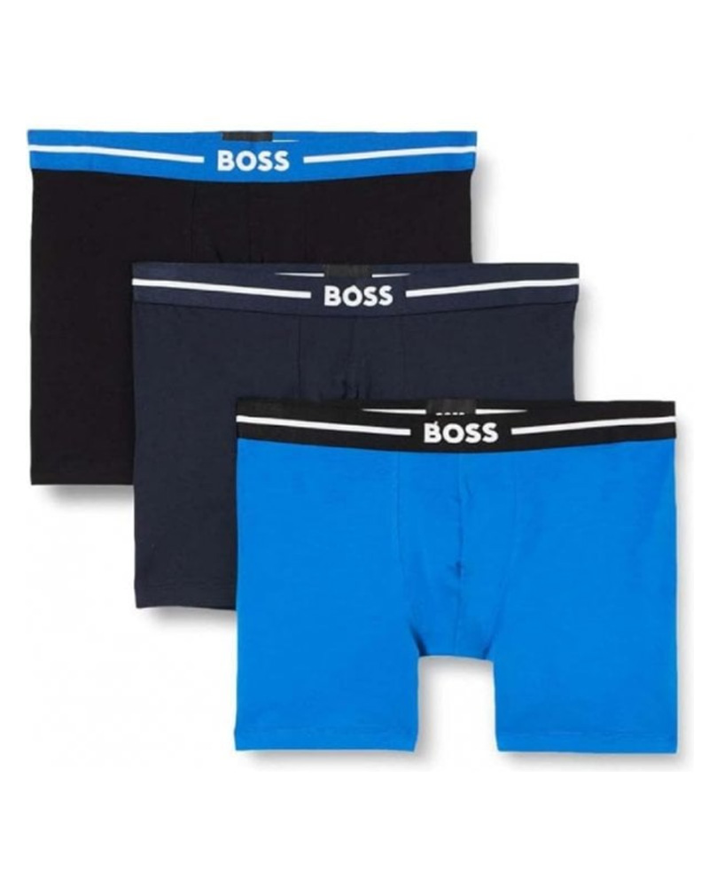 Hugo Boss 3-Pack Boxer Brief Cotten Stretch Str Xxl 3 Stk Apparel & Accessories Clothing Underwear Socks Beautycos