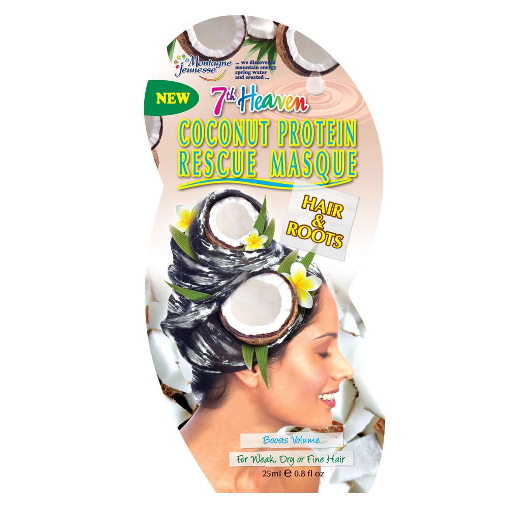 7Th Heaven Coconut Protein Rescue Masque 25 ML Health & Beauty Personal Care Hair Beautycos