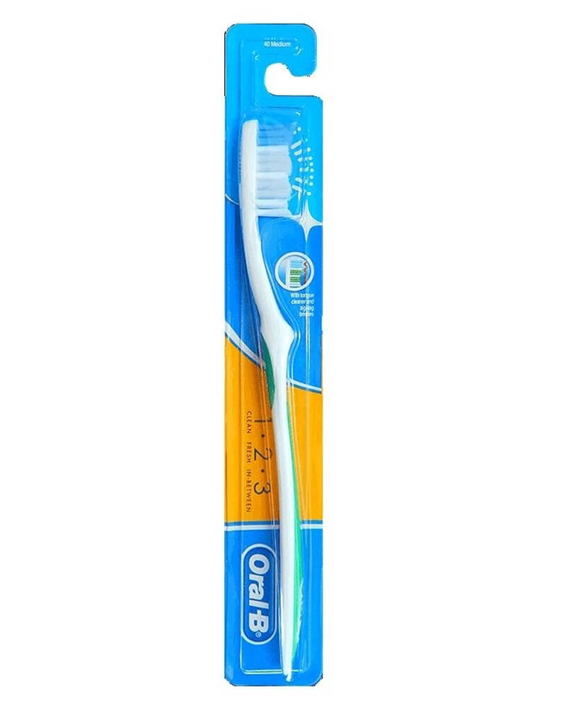 Oral B 123 Tandbørste Grøn Health & Beauty Personal Care Toothbrushes Beautycos