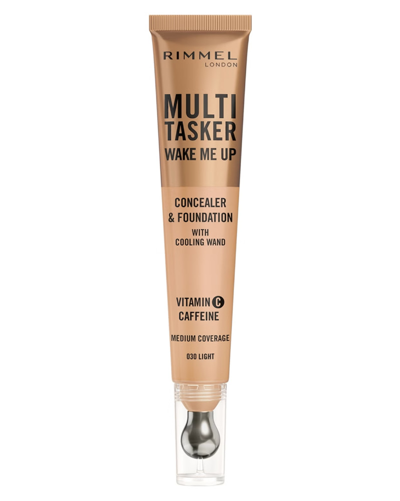 Rimmel London Multi-Tasker Wake Me Up Concealer Foundation 030 Light 20 ML Health & Beauty Personal Care Cosmetics Makeup Face Foundations Concealers 