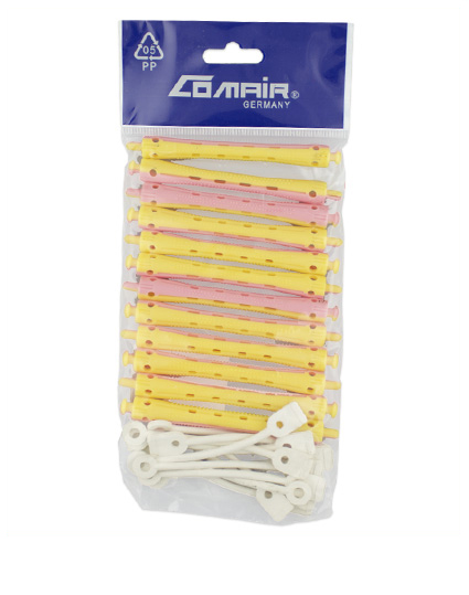Comair Spoler 8Mm Gul Rosa Lang 12Er 3012013 Health & Beauty Personal Care Hair Styling Tools Curlers Beautycos