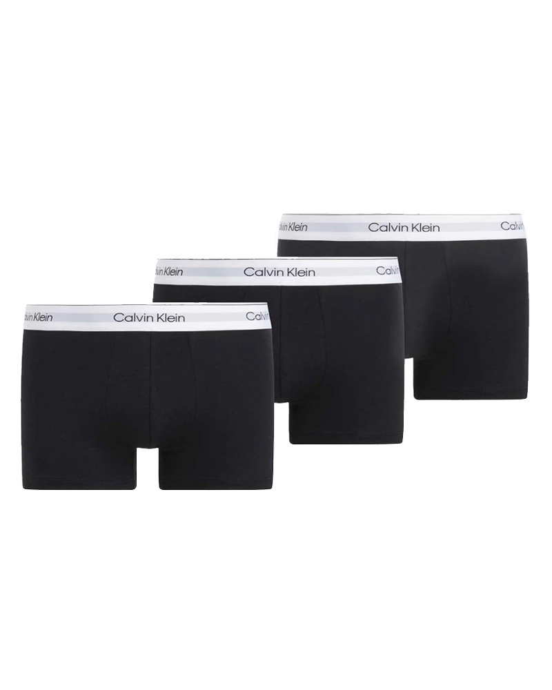 Calvin Klein Cotton Stretch Shorty Trunks 3-Pak Sort Str Xxl 3 Stk Apparel & Accessories Clothing Underwear Socks Beautycos