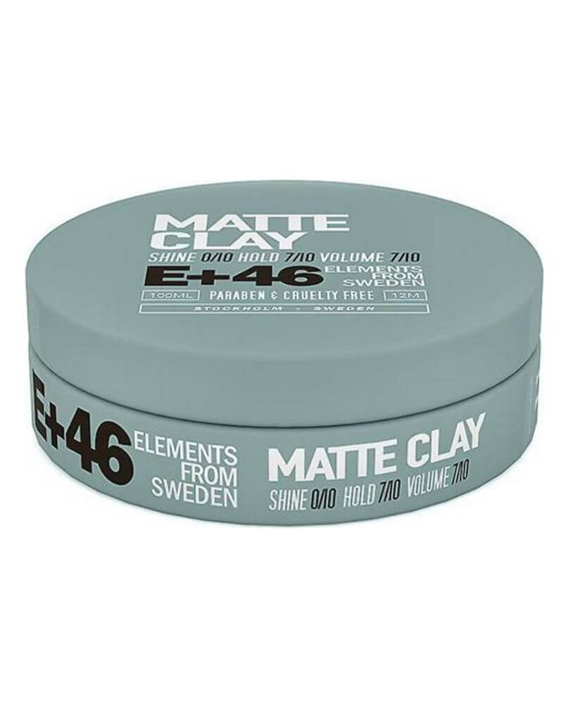 Elements From Sweden E+46 Matte Clay 100 ML Health & Beauty Personal Care Hair Styling Products Beautycos