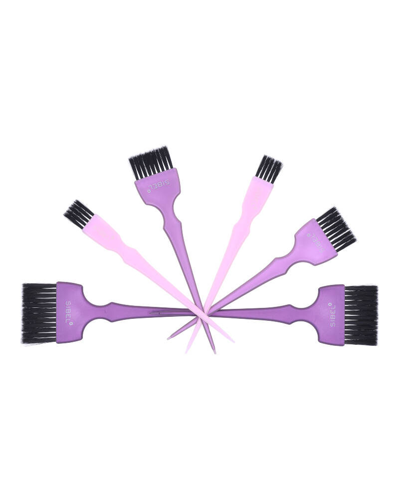 Sibel Tinting Brushes Ref P001110 6 Stk Health & Beauty Personal Care Hair Coloring Accessories Beautycos