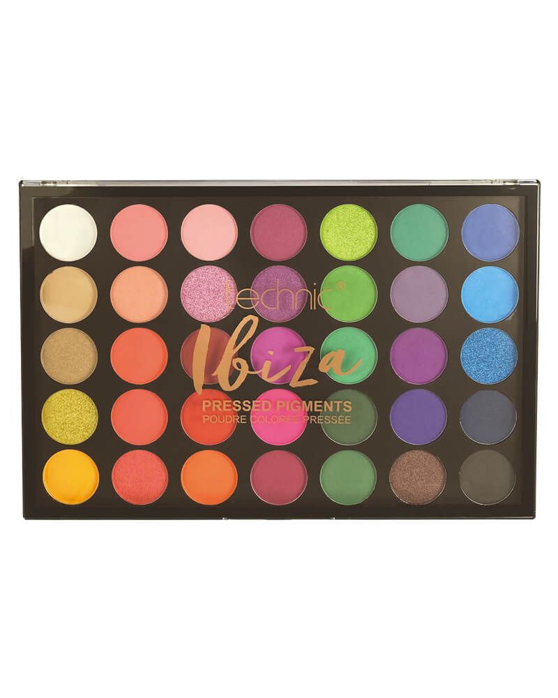 Technic Ibiza Pressed Pigment Palette 42 G Health & Beauty Personal Care Cosmetics Makeup Eye Shadow Beautycos