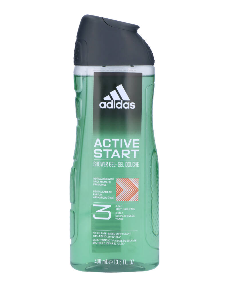 Adidas Active Start Shower Gel 400 ML Health & Beauty Personal Care Hair Shampoo Conditioner Beautycos