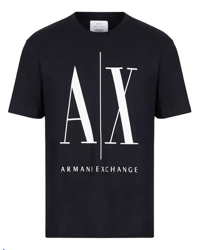 Armani Exchange Men T-Shirt Navy Str Xxl Apparel & Accessories Clothing Shirts Tops Beautycos