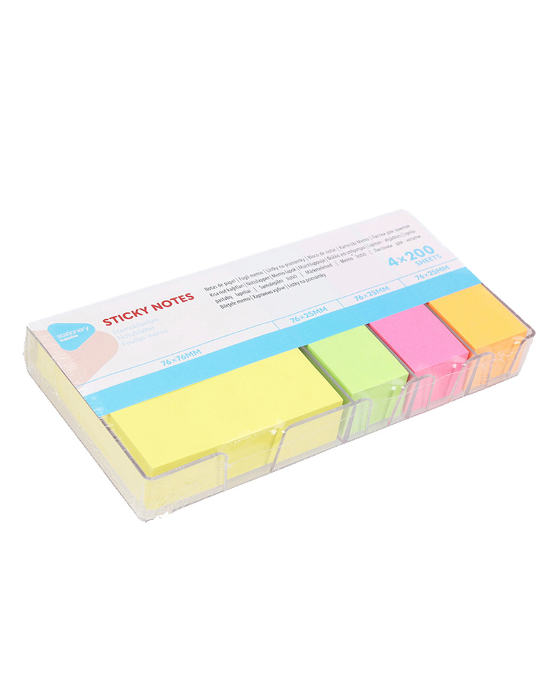 Kreativ Sticky Notes Mix 800 Stk Office Supplies Beautycos