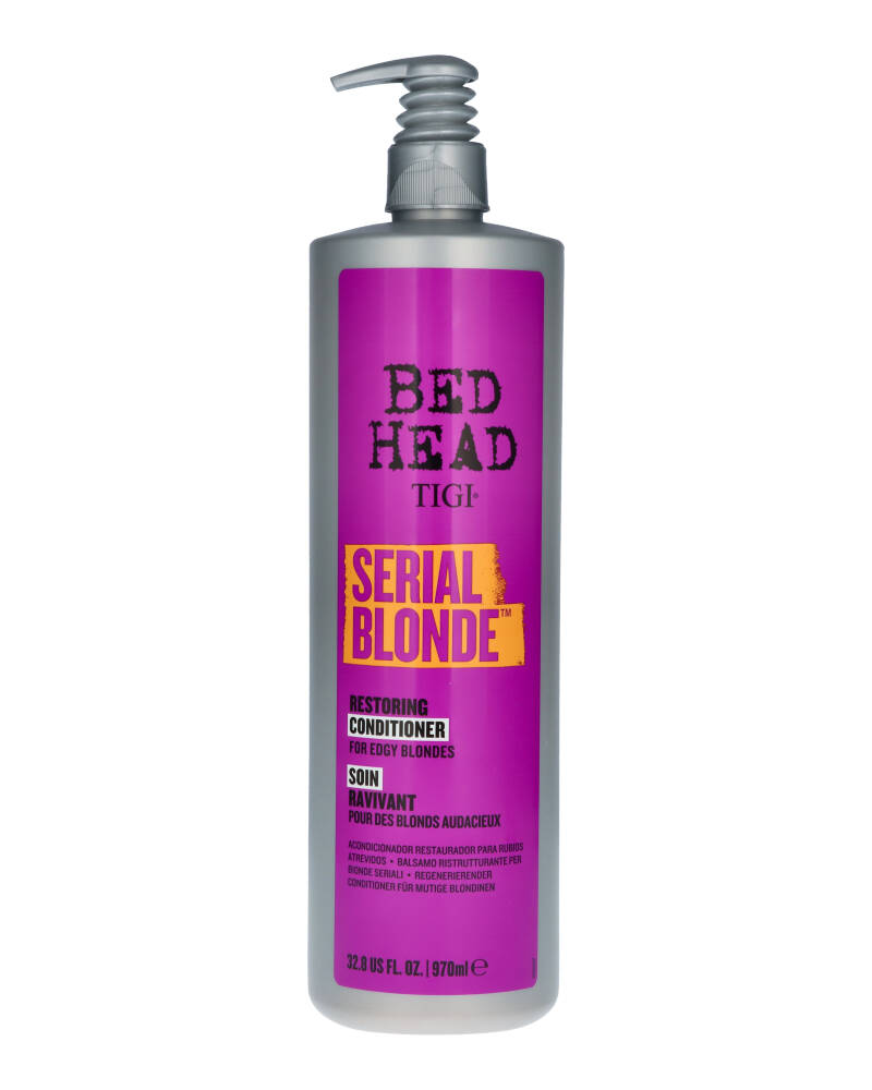 Tigi Bed Head Serial Blonde Restoring Conditioner 970 ML Health & Beauty Personal Care Hair Shampoo Conditioners Beautycos