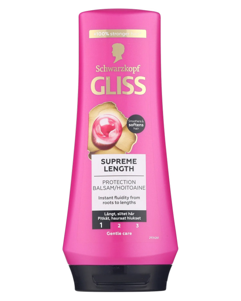 Schwarzkopf Gliss Supreme Length Balsam 200 ML Health & Beauty Personal Care Hair Shampoo Conditioner Conditioners Beautycos
