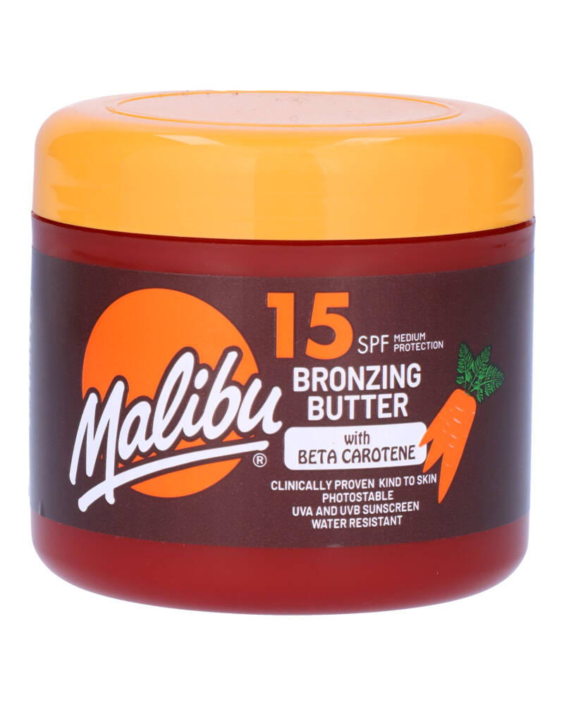 Malibu Bronzing Butter With Beta Carotene Spf15 300 ML Health & Beauty Personal Care Cosmetics Skin Tanning Products Beautycos