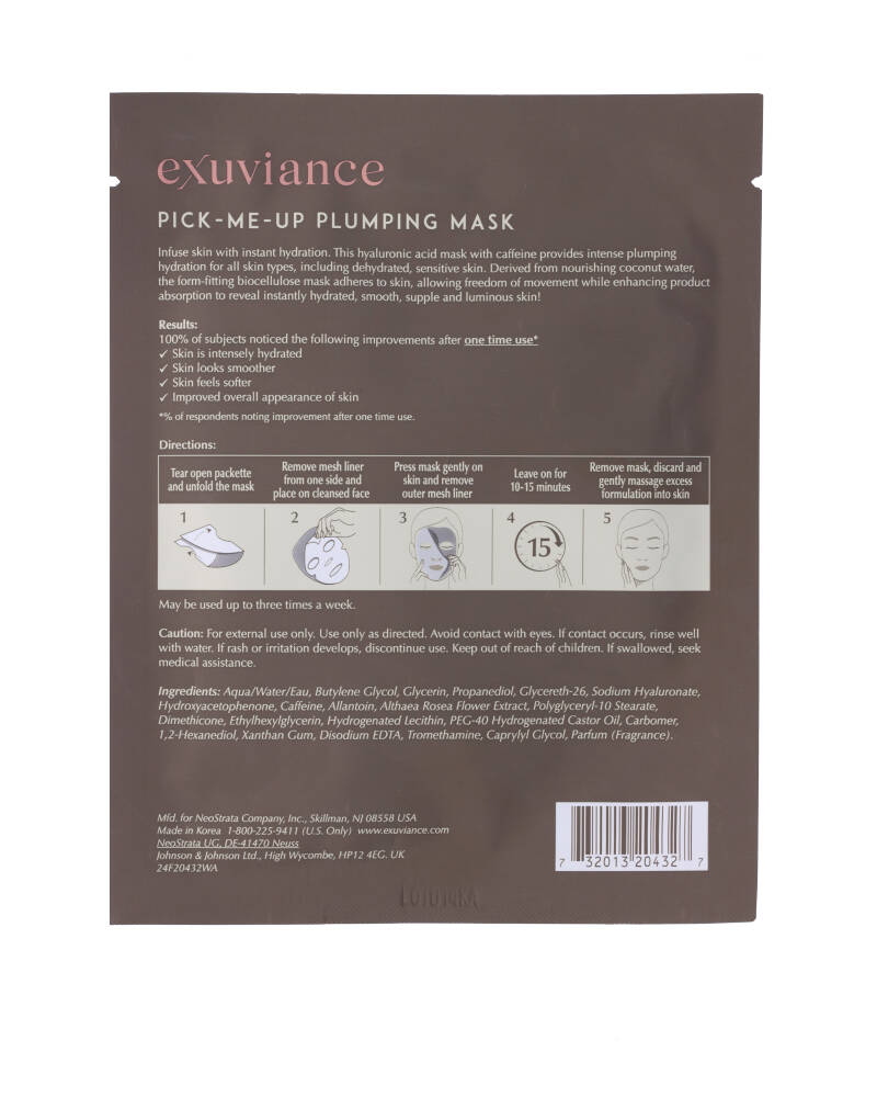 Exuviance Pick-Me-Up Plumping Mask 20 G Health & Beauty Personal Care Cosmetics Skin Masks Peels Beautycos