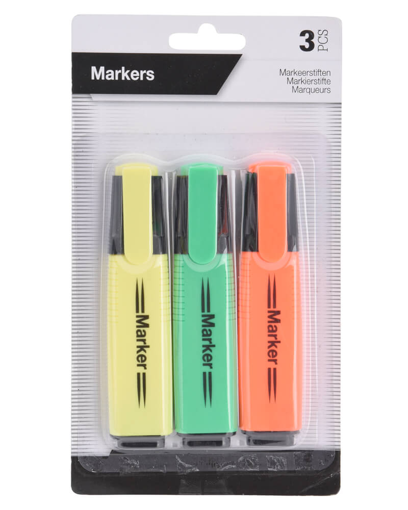 Kreativ Overstregningstuscher (U) 3 Stk Office Supplies Beautycos