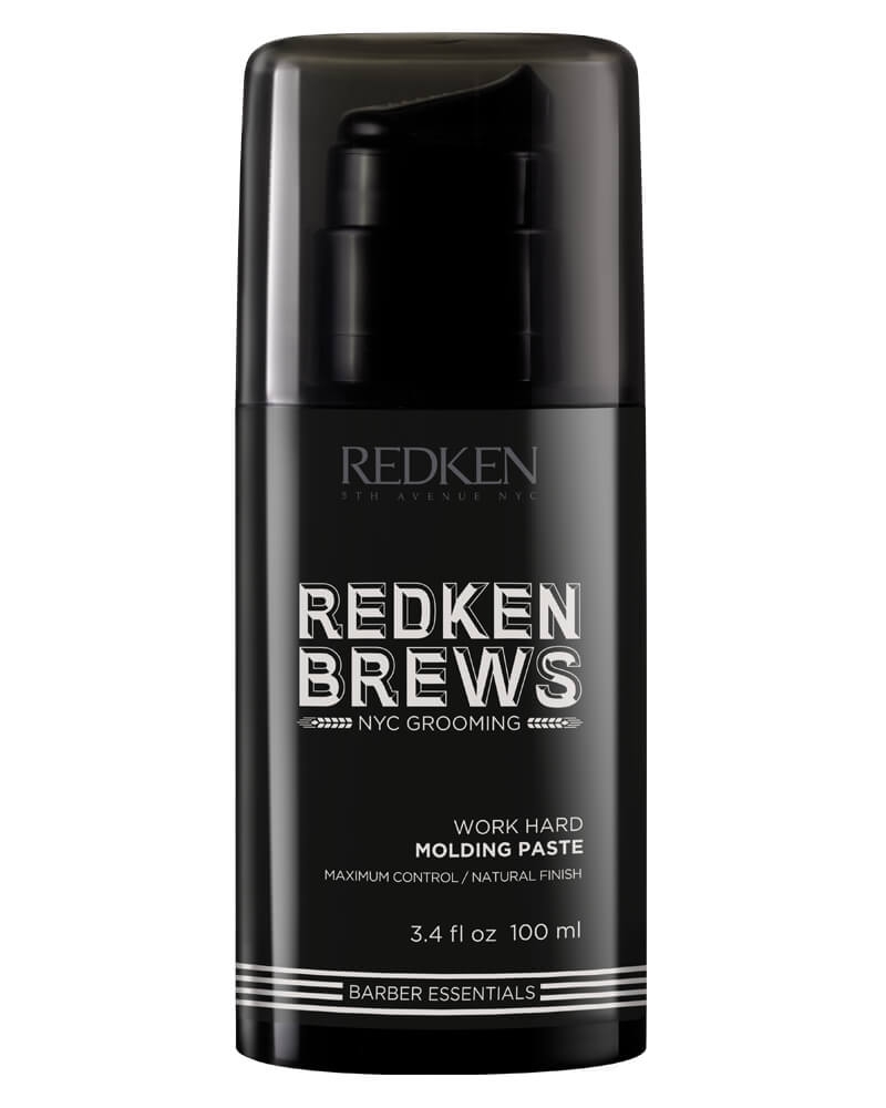 Redken Brews Work Hard Molding Paste (U) 100 ML Health & Beauty Personal Care Hair Styling Products Beautycos