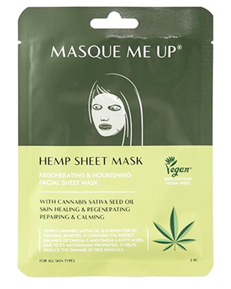Masque Me Up Hemp Sheet Mask 25 ML Health & Beauty Personal Care Cosmetics Skin Masks Peels Beautycos