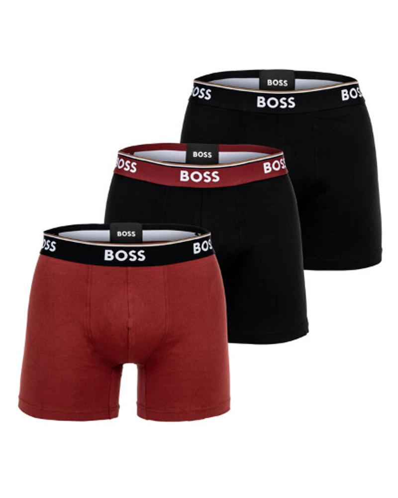 Hugo Boss 3-Pack Boxer Brief Cotten Stretch Str M 3 Stk Apparel & Accessories Clothing Underwear Socks Beautycos