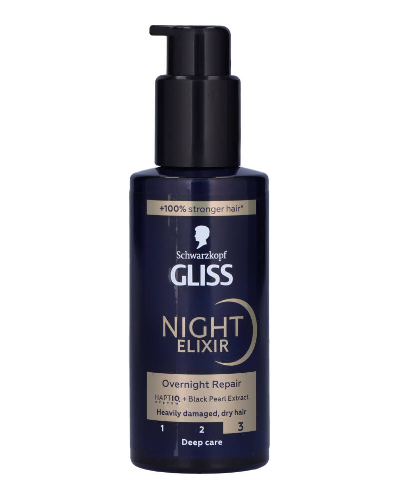 Schwarzkopf Gliss Night Elixir Deep Care 100 ML Health & Beauty Personal Hair Beautycos