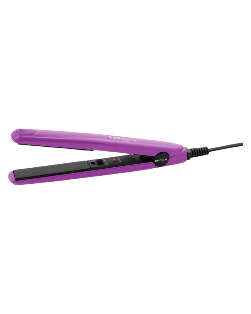 Original Best Buy MINEOX Mini Straightener And Curling Iron - Purple