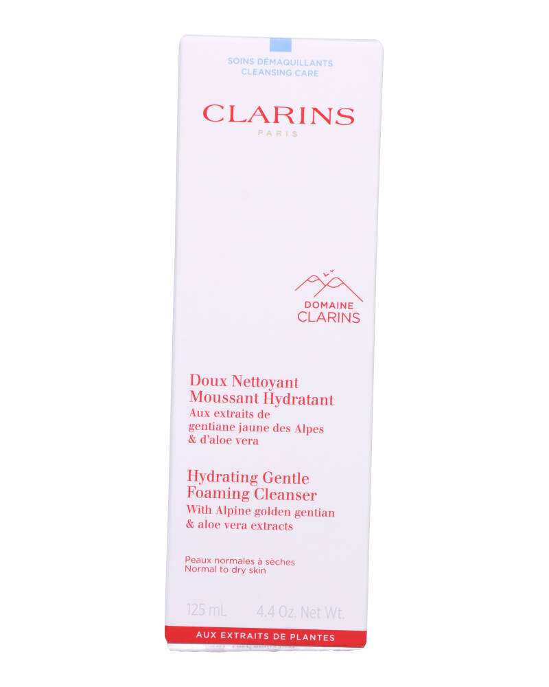 Clarins Hydrating Gentle Foaming Cleanser 125 ML Health & Beauty Personal Care Cosmetics Skin Facial Cleansers Beautycos
