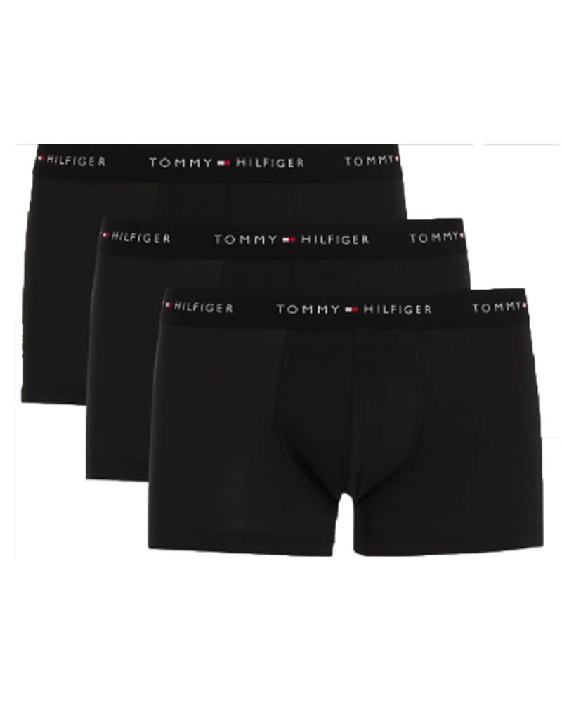 Tommy Hilfiger Everyday Essentials Trunks 3-Pack Black Str Xxl 3 Stk Apparel & Accessories Clothing Underwear Socks Beautycos