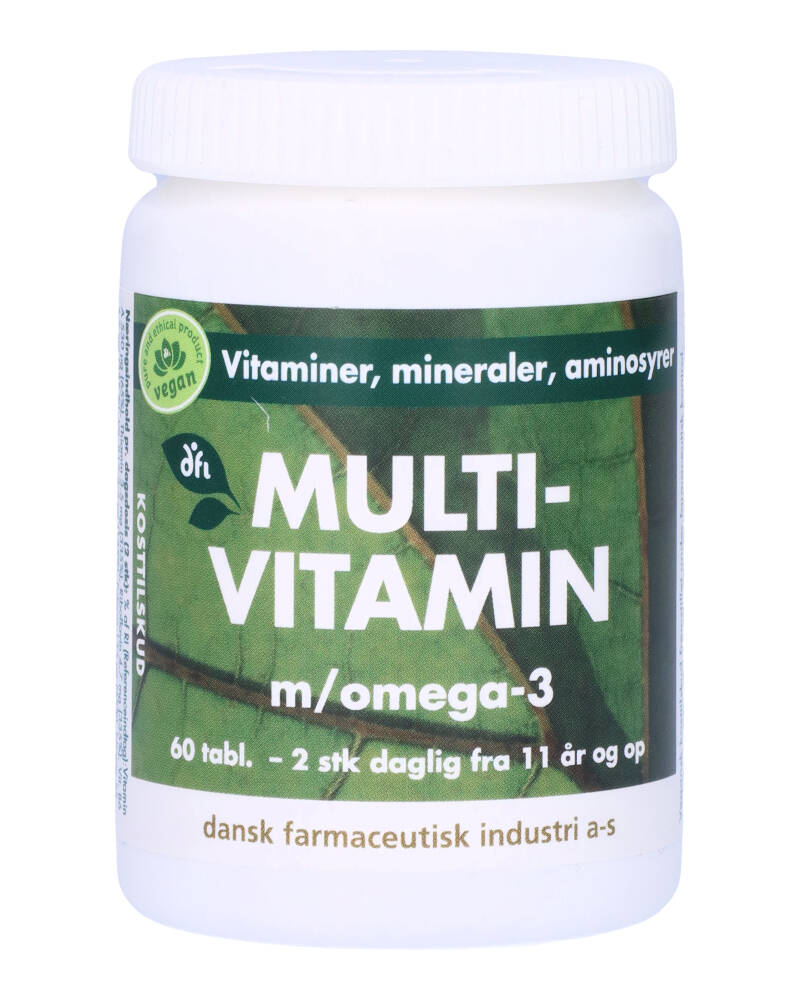 Berthelsen Naturprodukter - Multivitamin Med Omega 3   60 stk.