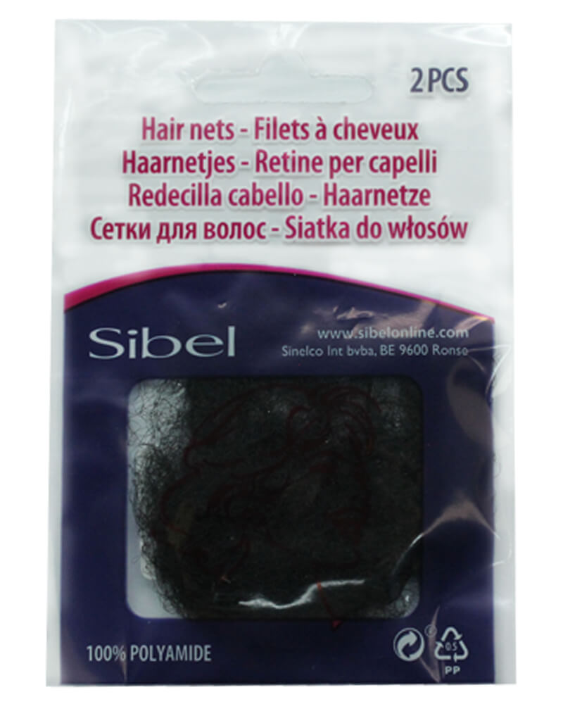 Sibel Hair Nets Black Ref 118023302 2 Stk Apparel & Accessories Clothing Beautycos