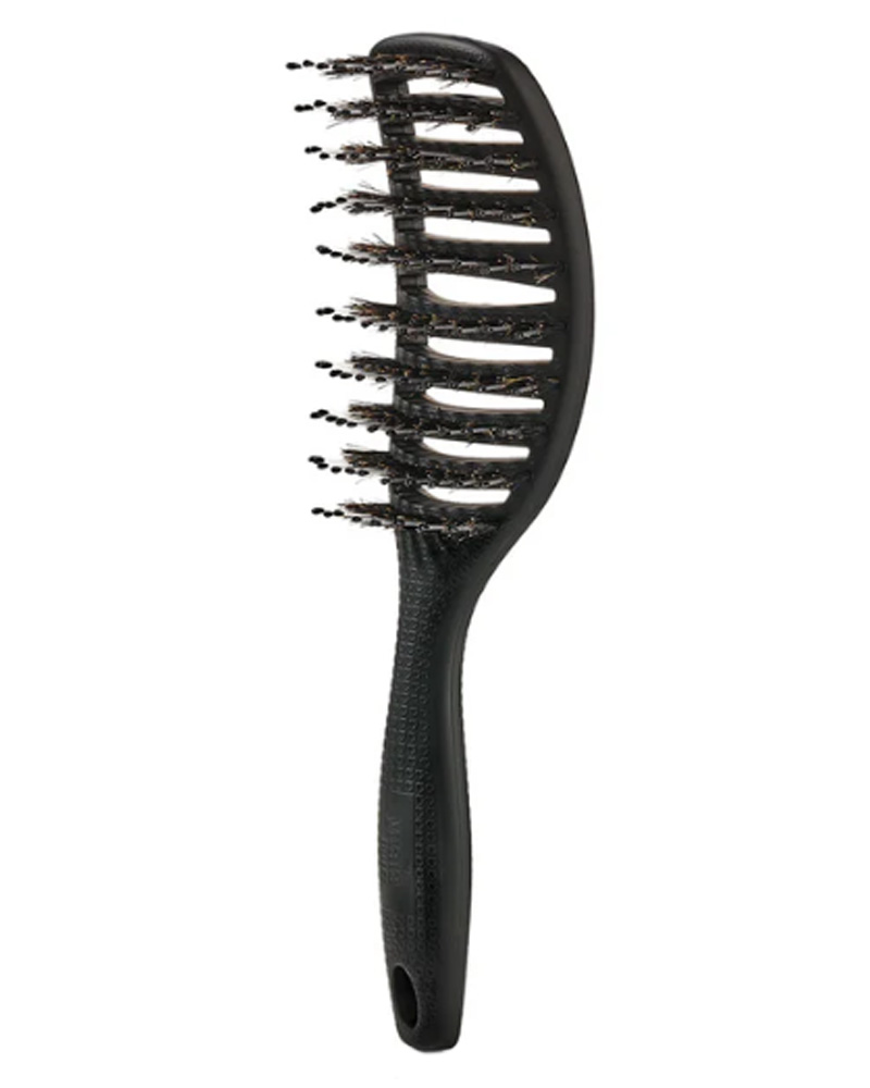 Yuaia Haircare Curvy Brush Soft Black Health & Beauty Personal Care Hair Styling Tools Combs Brushes Beautycos