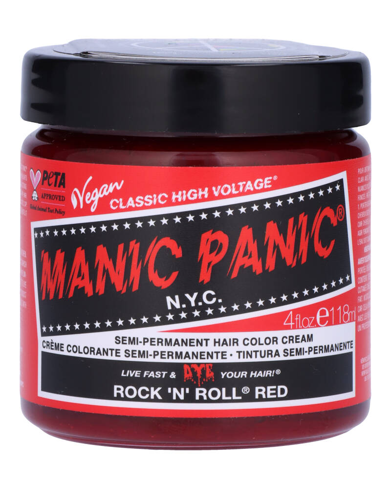 Manic Panic Semi-Permanent Color Cream Rock&Apos N&Apos Roll Red 118 ML Health & Beauty Personal Care Hair Beautycos