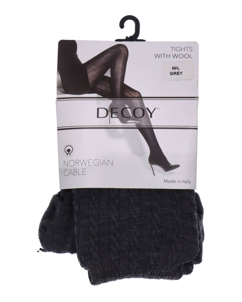 Decoy Fashion Tight With Wool Grey M L Apparel & Accessories Clothing Underwear Socks Beautycos