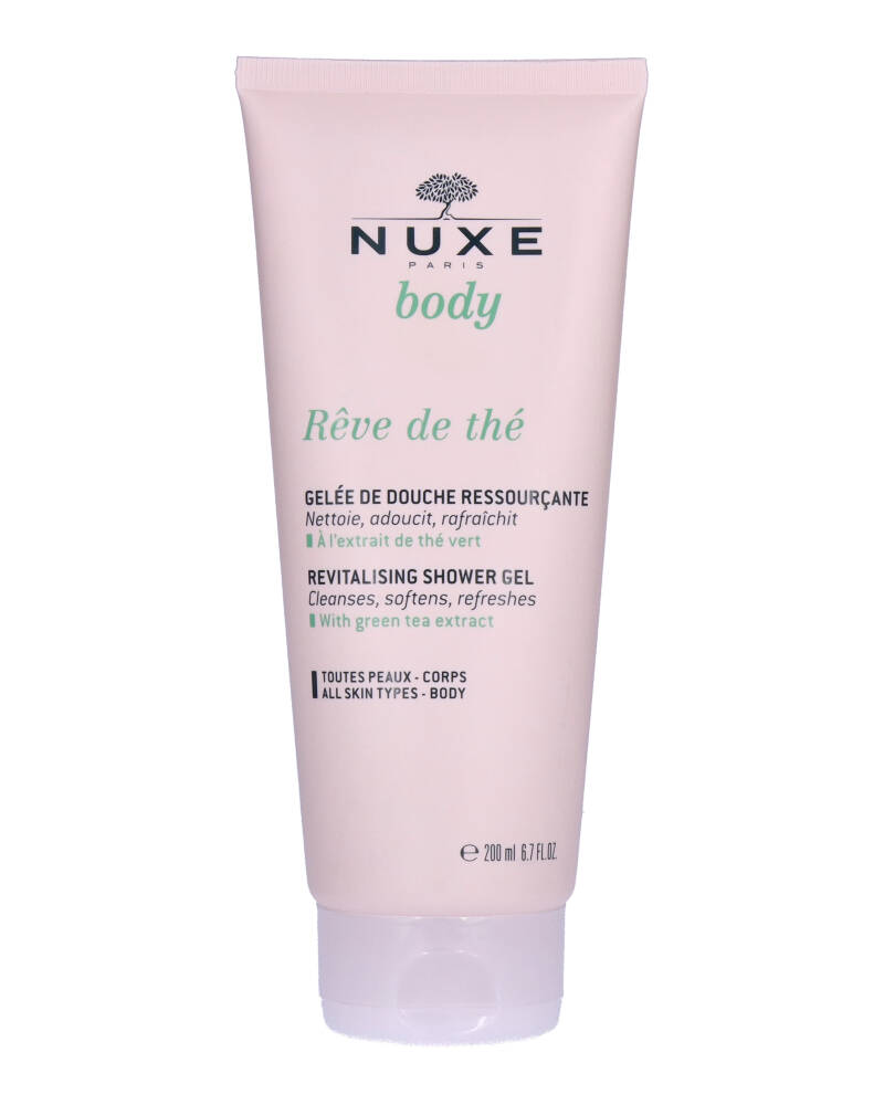 Nuxe Rêve De Thé Revitalising Shower Gel (U) 200 ML Health & Beauty Personal Care Cosmetics Bath Body Wash Beautycos