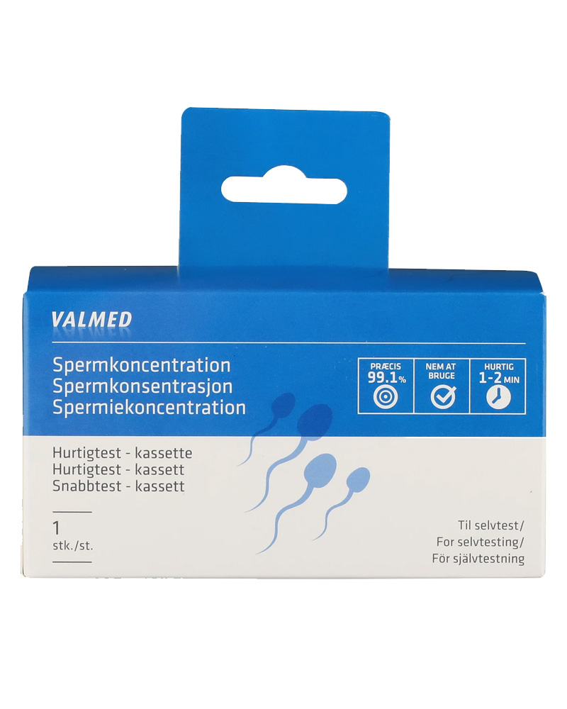 Valmed Sædkvalitetstest   1 stk.