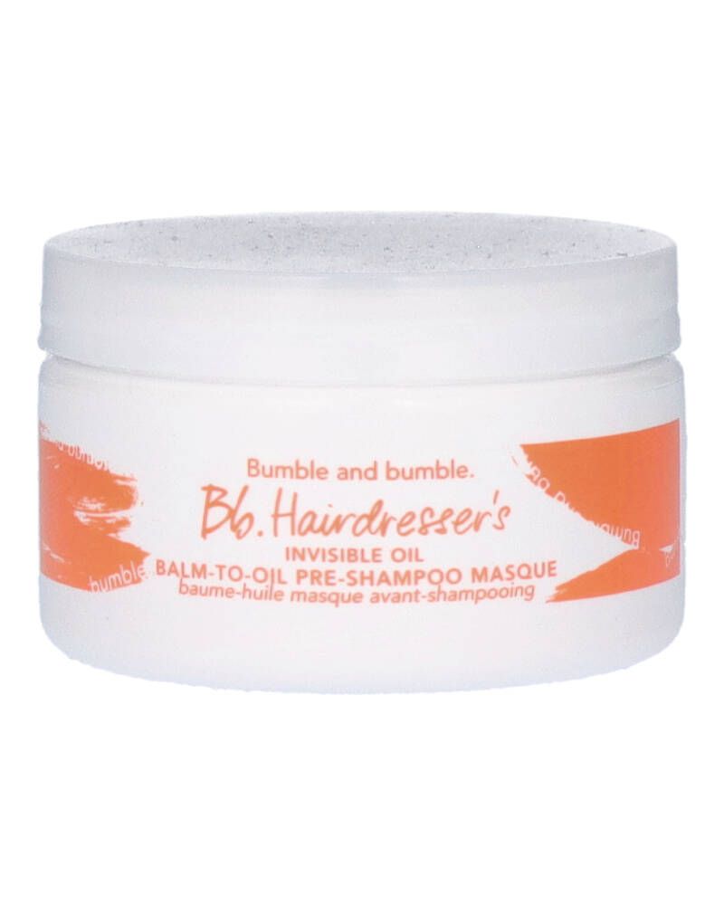 Bumble And Hairdresser&Apos S Invisible Oil - Balm-To-Oil Pre-Shampoo Masque 100 ML Health & Beauty Personal Care Hair Beautycos