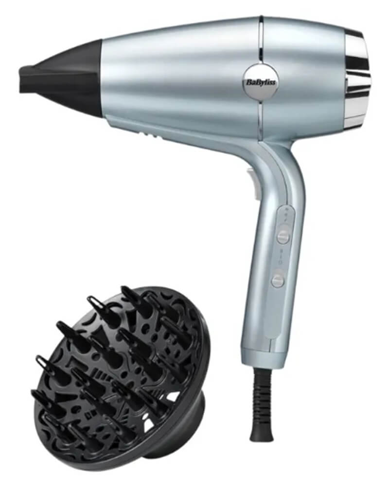 Babyliss Hydro Fusion Blue Plasma Hair Dryer Health & Beauty Personal Care Styling Tools Dryers Beautycos