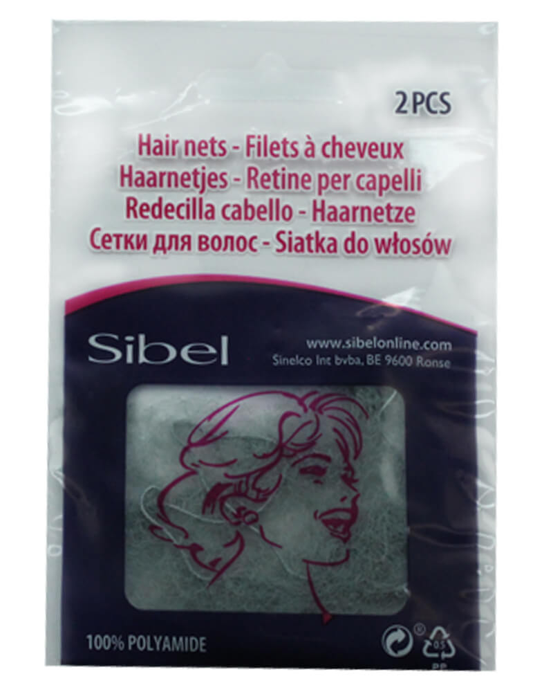 Sibel Hair Nets Grey Ref P001903 2 Stk Apparel & Accessories Clothing Beautycos