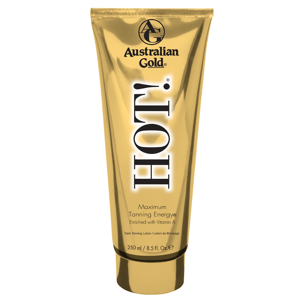 Australian Gold Hot! Maximum Tanning Energy (Guld) 250 ML Health & Beauty Personal Care Cosmetics Skin Products Beautycos